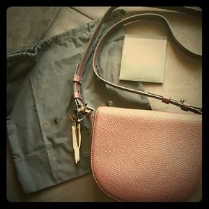 Mackage crossbody in Bordeaux leather